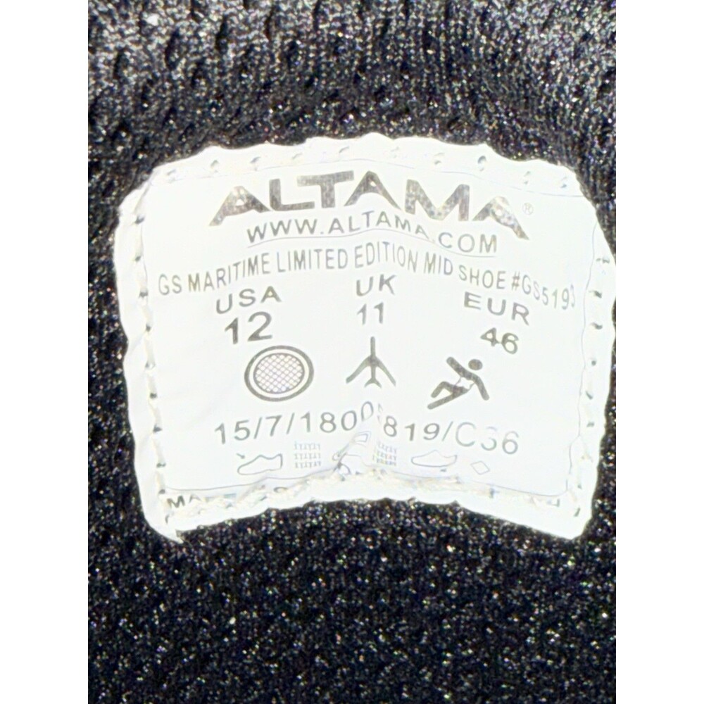 Altama Maritime Assault Low Tactical Shoe Men's Size 12 Black Multicam Camo - Picture 7 of 15